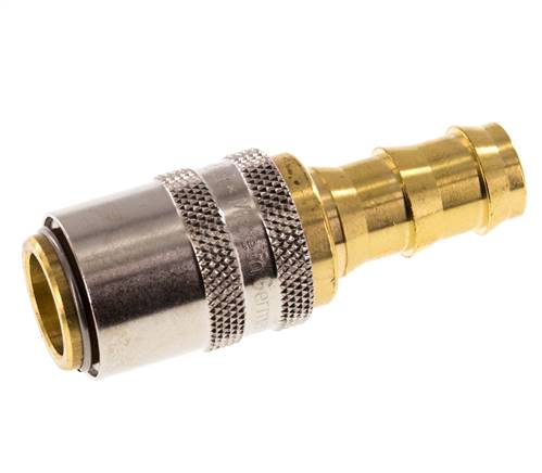 Acoplamiento de latón DN 9 para mangueras de 12,7 mm