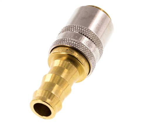 Acoplamiento de latón DN 9 para mangueras de 12,7 mm