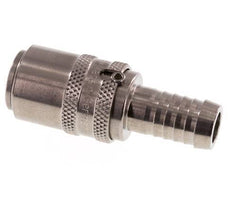 Stainless Steel DN 9 Mold Coupling Socket 13 mm Hose Pillar Double Shut-Off