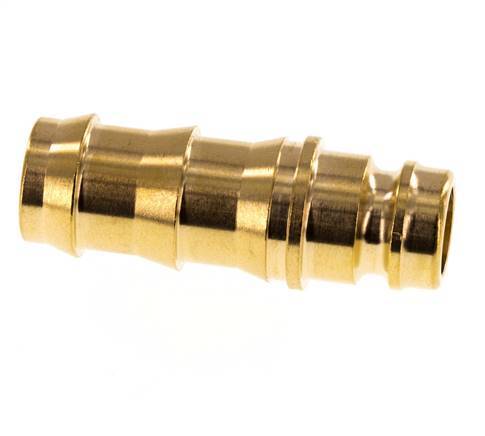 Brass DN 9 Mold Coupling Plug 12.7 mm Hose Pillar [2 Pieces]