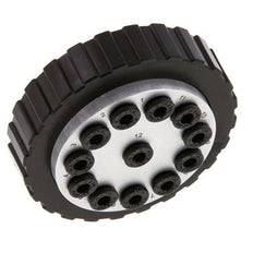 Acoplamiento múltiple POM Enchufe/enchufe 10x6 mm Conexiones a presión Vacío
