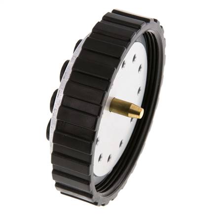 Acoplamiento múltiple POM Enchufe/enchufe 10x6 mm Conexiones a presión Vacío