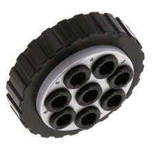 POM Enchufe múltiple 8x8 mm Conexiones a presión Vacío