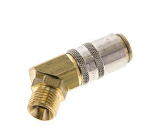 Latón DN 6 Acoplamiento de moldes con rosca macho M14x1,5 de 45 grados