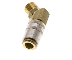 Latón DN 6 Acoplamiento de moldes con rosca macho M14x1,5 de 45 grados