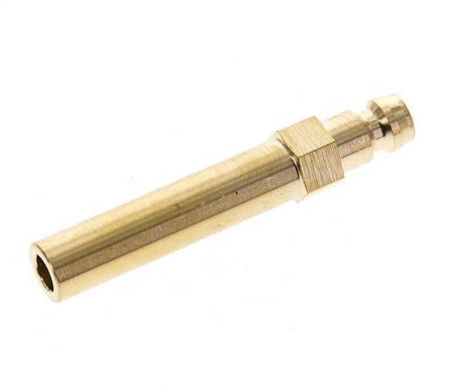 Latón DN 6 Tapón de anclaje al molde 10x63 mm Conexiones a presión [2 piezas]