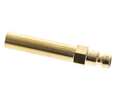 Latón DN 6 Tapón de anclaje al molde 10x63 mm Conexiones a presión [2 piezas]