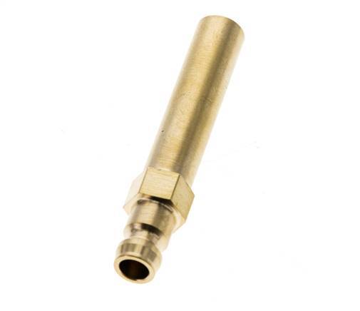 Latón DN 6 Tapón de anclaje al molde 10x63 mm Conexiones a presión [2 piezas]