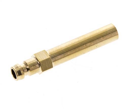 Latón DN 6 Tapón de anclaje al molde 10x63 mm Conexiones a presión [2 piezas]