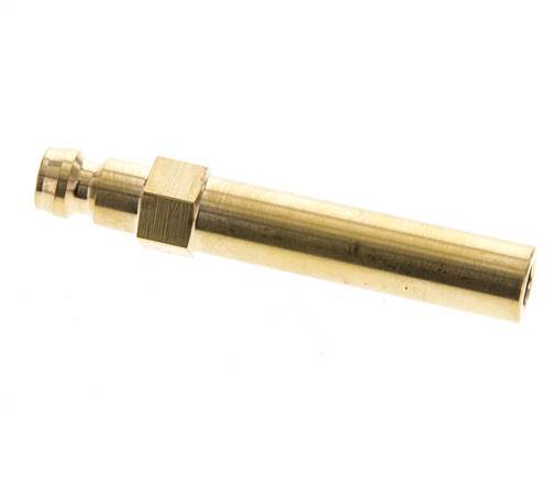 Latón DN 6 Tapón de anclaje al molde 10x63 mm Conexiones a presión [2 piezas]