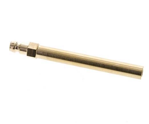 Latón DN 6 Tapón de anclaje al molde 10x100 mm Conexiones a presión
