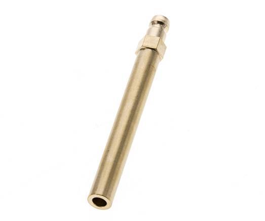 Latón DN 6 Tapón de anclaje al molde 10x100 mm Conexiones a presión