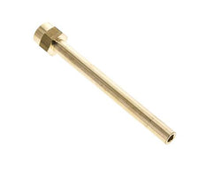 Tubo de latón roscado hembra M14x1,5 de 120 mm de longitud