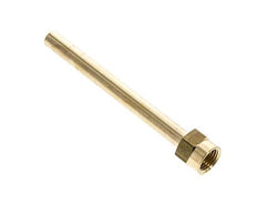 Tubo de latón roscado hembra M14x1,5 de 120 mm de longitud