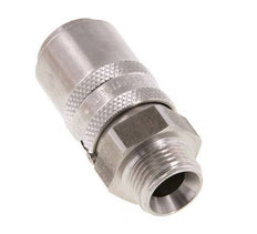 Acoplamiento de moldes DN 9 de acero inoxidable con rosca macho de 3/8 de pulgada