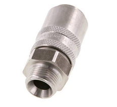 Acoplamiento de moldes DN 9 de acero inoxidable con rosca macho de 3/8 de pulgada