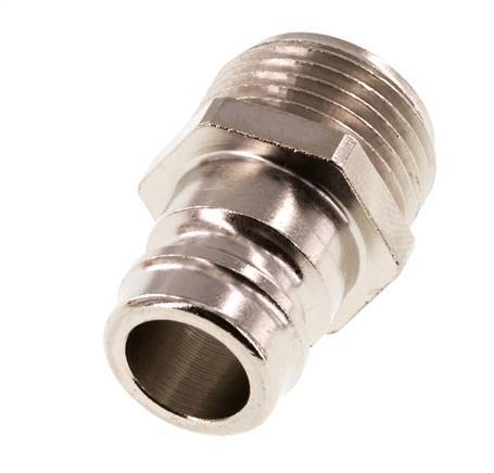 Tapón de acoplamiento del molde DN 9 de latón G 3/8 pulgadas rosca macho [5 piezas]