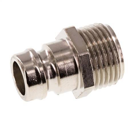 Tapón de acoplamiento del molde DN 9 de latón G 3/8 pulgadas rosca macho [5 piezas]