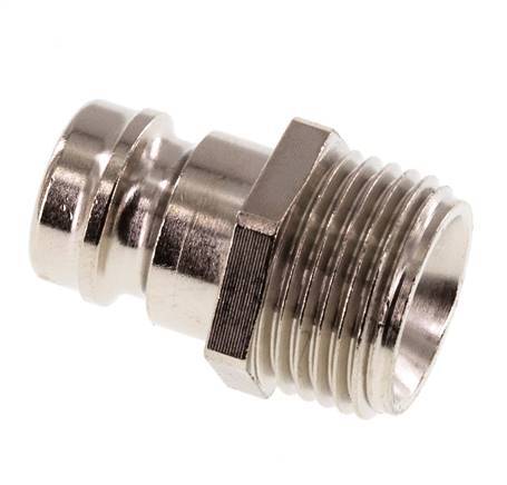 Tapón de acoplamiento del molde DN 9 de latón G 3/8 pulgadas rosca macho [5 piezas]