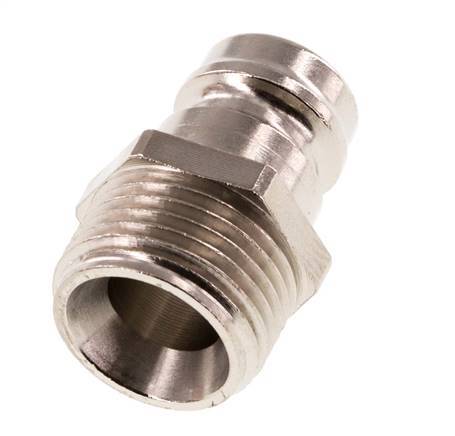 Tapón de acoplamiento del molde DN 9 de latón G 3/8 pulgadas rosca macho [5 piezas]