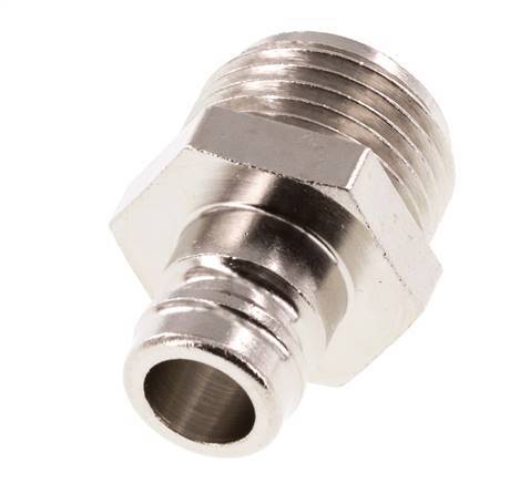 Tapón de acoplamiento del molde DN 9 de latón G 1/2 pulgadas rosca macho [2 piezas]