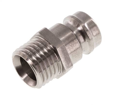 Tapón de acoplamiento del molde DN 9 de acero inoxidable con rosca macho M14x1,5