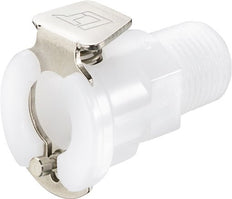 POM DN 3.2 Acoplamiento Linktech R 1/8 pulgadas rosca macho Serie 20
