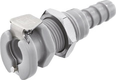 PP DN 3.2 Linktech Coupling Socket 3.2 mm Hose Pillar Bulkhead Grey 20 Series