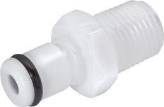 POM DN 3.2 Tapón de acoplamiento Linktech 1/4 pulgadas rosca macho NPT Serie 20