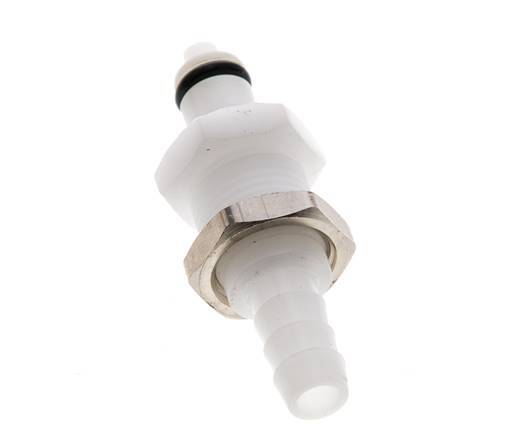 POM DN 3.2 Tapón de anclaje Linktech 6.4 mm Mampara para manguera Serie 20