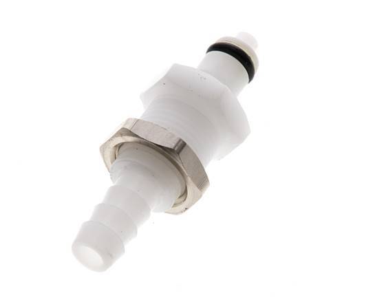 POM DN 3.2 Tapón de anclaje Linktech 6.4 mm Mampara para manguera Serie 20