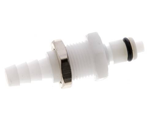 POM DN 3.2 Tapón de anclaje Linktech 6.4 mm Mampara para manguera Serie 20