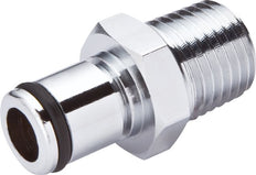 Latón DN 6.4 Linktech Tapón de Acoplamiento 1/4 pulgada Rosca NPT Macho Doble Cierre Serie 40