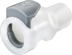 POM DN 6.4 Enchufe de acoplamiento Linktech 1/4 pulgadas rosca macho NPT Serie 50