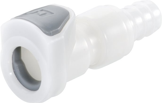 POM DN 6,4 Enchufe de anclaje Linktech de 9,5 mm Pilar de manguera de doble cierre Serie 50