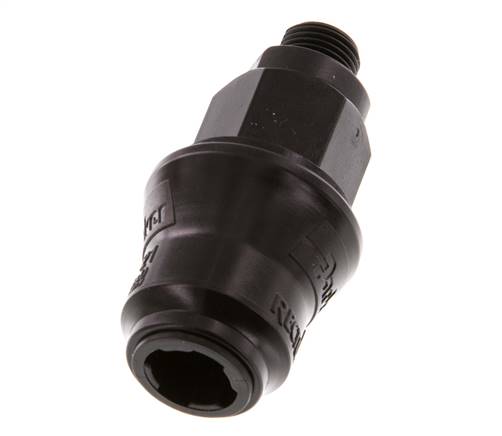 POM DN 5 Enchufe de acoplamiento G 1/8 pulgadas rosca macho