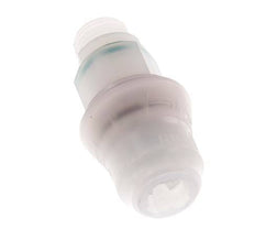 Acoplamiento de PVDF DN 5 con rosca macho de 1/4 de pulgada