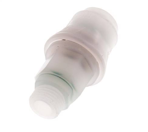 Acoplamiento de PVDF DN 5 con rosca macho de 1/4 de pulgada