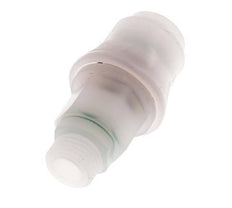 Acoplamiento de PVDF DN 5 con rosca macho de 1/4 de pulgada