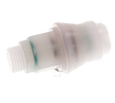Acoplamiento de PVDF DN 5 con rosca macho de 1/4 de pulgada