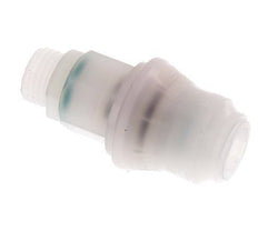 Acoplamiento de PVDF DN 5 con rosca macho de 1/4 de pulgada