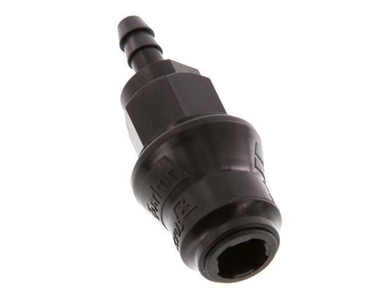 POM DN 5 Acoplamiento Pilar para manguera de 6 mm