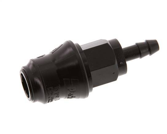 POM DN 5 Acoplamiento Pilar para manguera de 6 mm