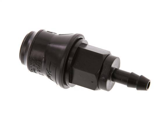 POM DN 5 Acoplamiento Pilar para manguera de 6 mm