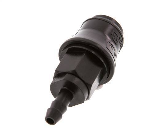 POM DN 5 Acoplamiento Pilar para manguera de 6 mm