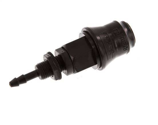 POM DN 5 Acoplamiento de la manguera de 4 mm Pilar Pasamuros