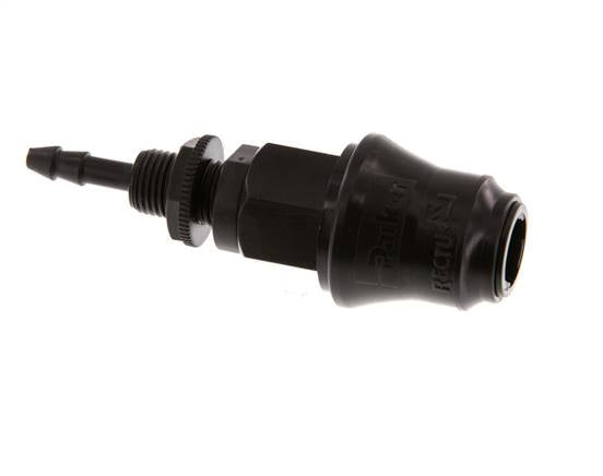 POM DN 5 Acoplamiento de la manguera de 4 mm Pilar Pasamuros