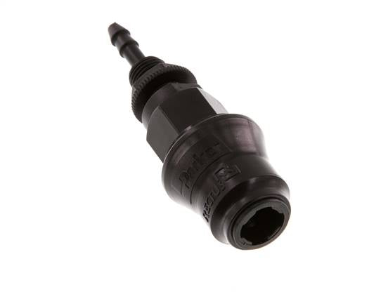 POM DN 5 Acoplamiento de la manguera de 4 mm Pilar Pasamuros