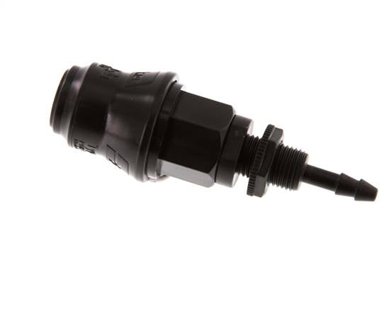 POM DN 5 Acoplamiento de la manguera de 4 mm Pilar Pasamuros