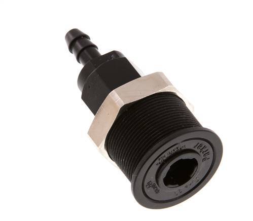 POM DN 5 Enchufe de anclaje de 6 mm Pilar para manguera